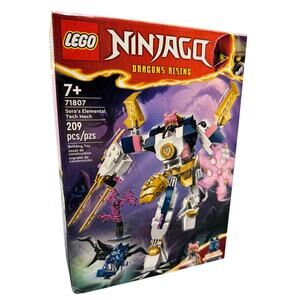 New Lego 71807 Ninjago Sora Elemental Tech Mech Sealed in Box